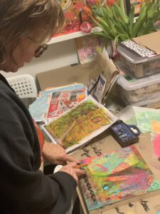 Collage Confidence 4-hour workshop in Ottawa, Ontario with JoeGirl, Joanne T. Lauzon